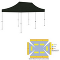 10' x 20' Black Rigid Pop-Up Tent Kit, Unimprinted